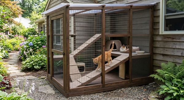 Creating a Cat-Friendly Outdoor Catio: A Guide for Cats with Mobility Challenges